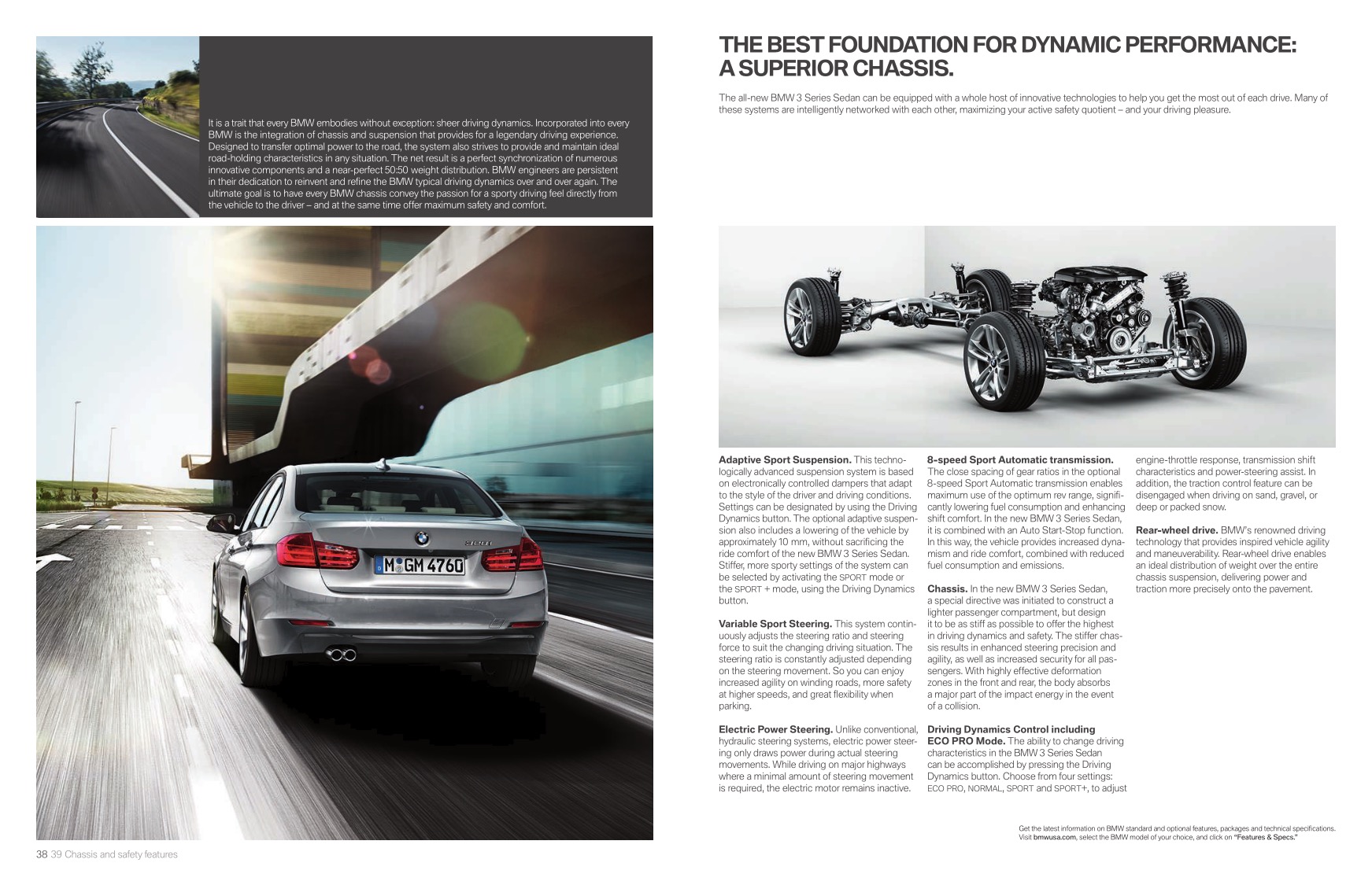 2012 BMW 3-Series Sedan Brochure Page 24